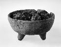 Tripod Bowl with Copal and Rubber