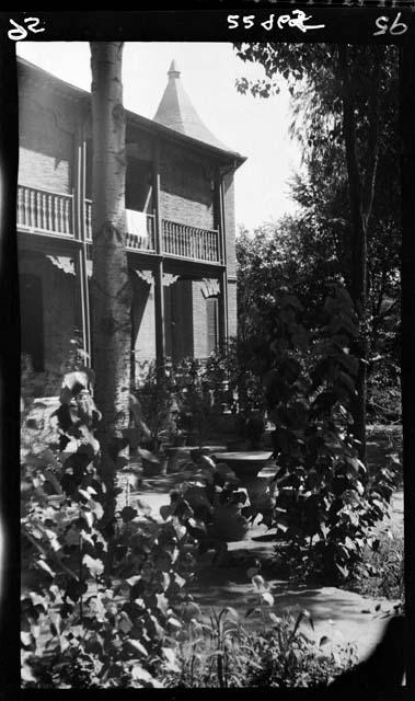 Building and foliage