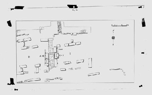 Maps of site at Pucara, Peru - from expedition of A. V. Kidder