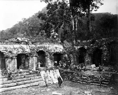 Southeast corner of the Great Eastern Court of the Palacio