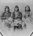 Three Hopi men from Hano pueblo