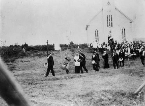 Procession of the Cross, Chapel Island Mission