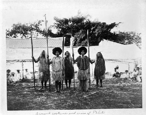 Ancient costumes and arms of Tahiti