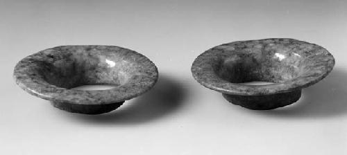 Two jadite ear disks