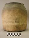 Pottery jar for hominy, old