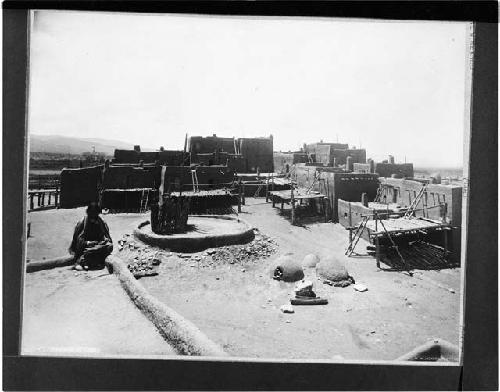 Taos pueblo village