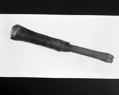 ceremonial pipe made of deer leg bone