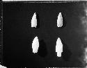 Four arrowheads