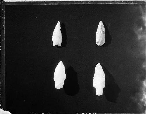 Four arrowheads