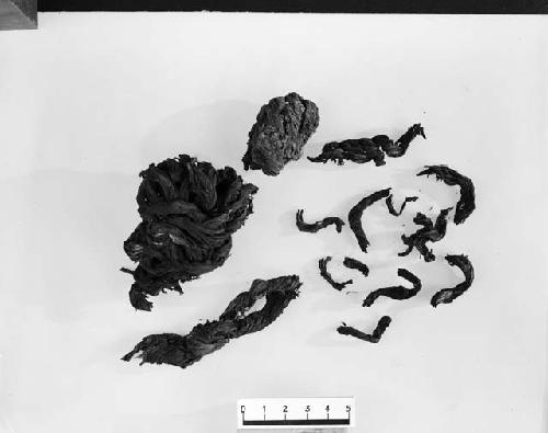 Fragment of rope of Yucca. Sacred Cenote, Chichen Itza, Yucatan. Collected by E.H. Thompson. 1904-7; P.M. expedition.