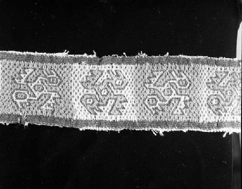 Close-up of uncatalogued Huari culture textile