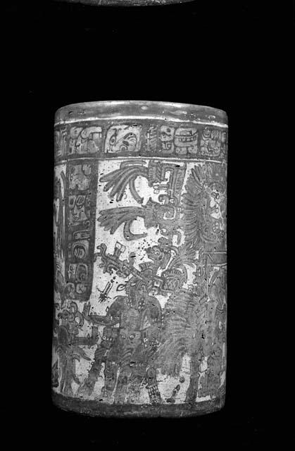 Vase Decorated With Glyphs, Etc.