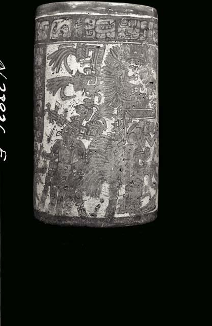 Vase Decorated With Glyphs, Etc.