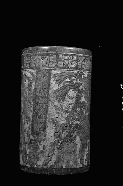 Vase Decorated With Glyphs, Etc.