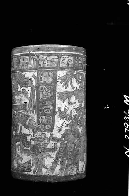 Vase Decorated With Glyphs, Etc.