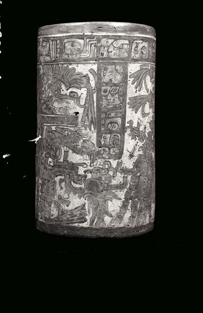 Vase Decorated With Glyphs, Etc.