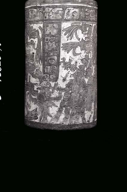 Vase Decorated With Glyphs, Etc.