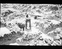 Ruins being excavated, El Milagro de San Jose