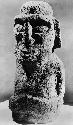 Anthropomorphic figure of stone