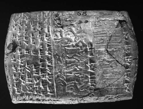 Clay Tablet Hurrian 1500 BC.