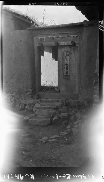 Doorway and stones