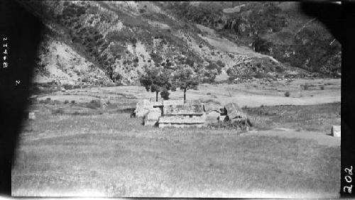 Landscape with building