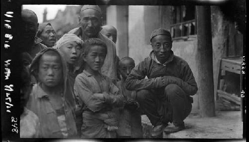 Children stand in group