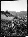 People standing in field