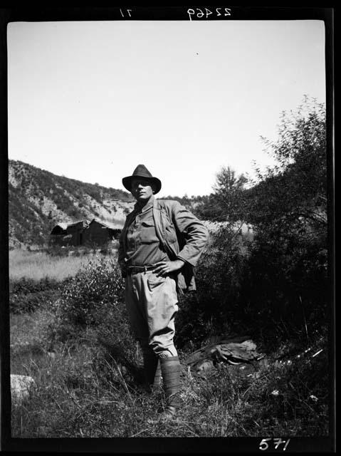 Man standing outside