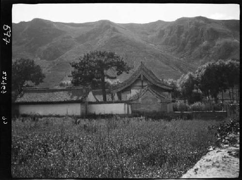 Landscape with building