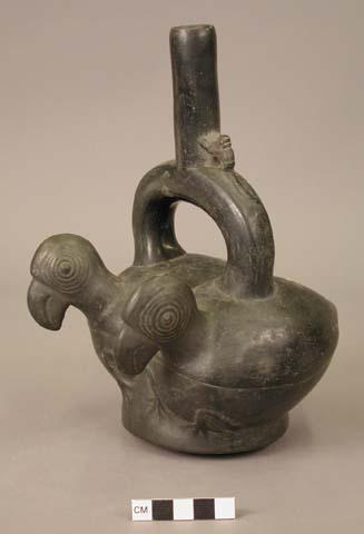 Vessel shaped-double bird