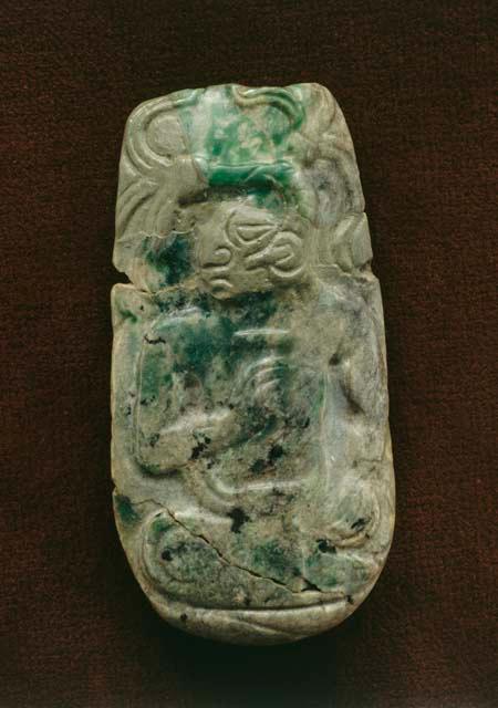 Fragment of carved jadeite