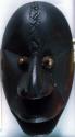 Small wooden mask. "Zwa Kpea Kpo Gli."