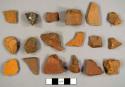 Brick bits, possibly some redware