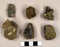 Coal and slag fragments