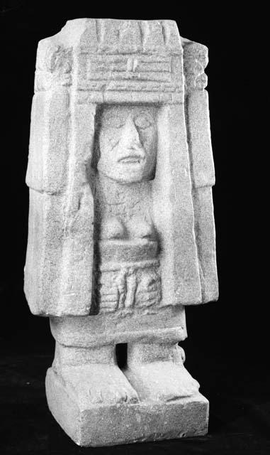 Cast of stone idol