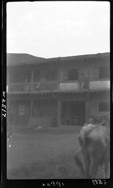 Building and horse