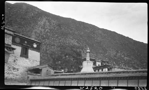 Tops of buildings