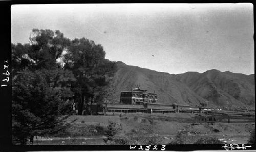 Building at base of mountain