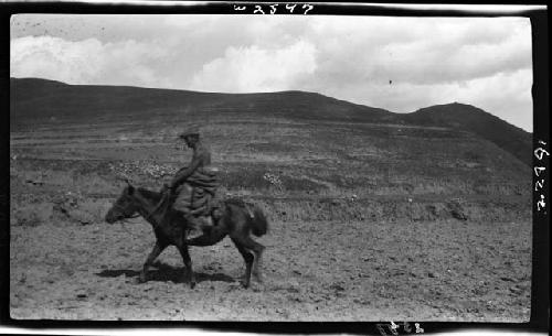 Person riding animal