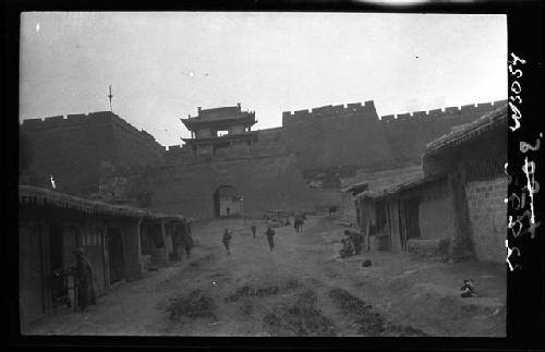 Road leading to building