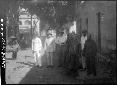 Group of people standing outside