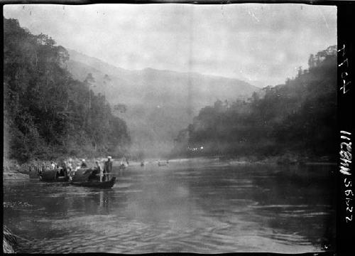 Boats on river