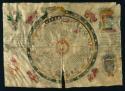 Manuscript on parchment. Reproduction of the Veytia Calendar wheel#5.  Ubroboros