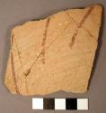 Body sherd. gila butte red-on-buff.