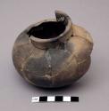 Fragments of pottery vase