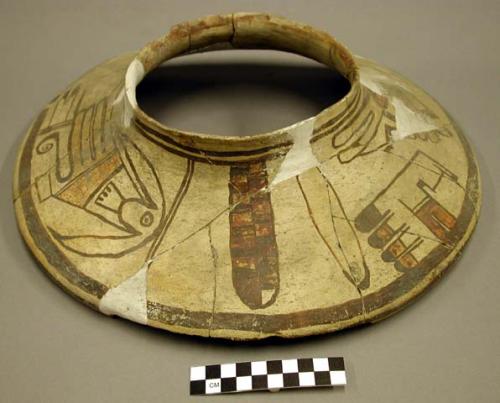 Sherds of jar--restorable. San Bernardino polychrome