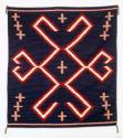 Classic revival rug with Moqui pattern