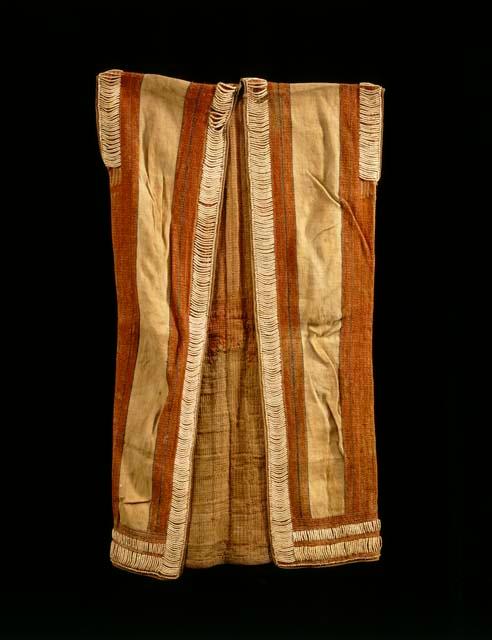 Man's sleeveless coat, decorated with shell beads
