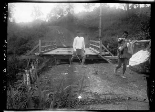 People and bridge